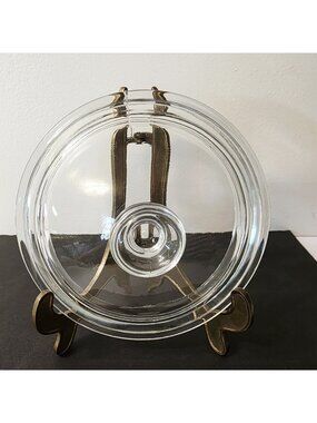 Vtg Pyrex P-68-C A-33 Round Glass Replacement Lid ONLY